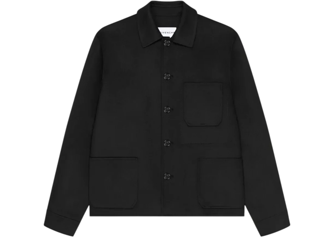 Givenchy Df Long Sleeves Overshirt Black