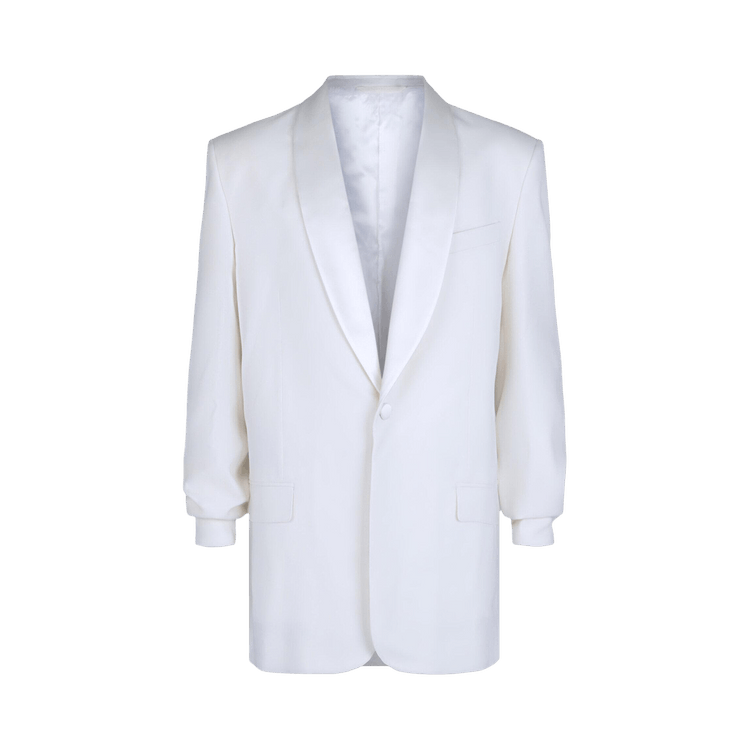 Givenchy Shawl Woven Lapel Jacket 'White'