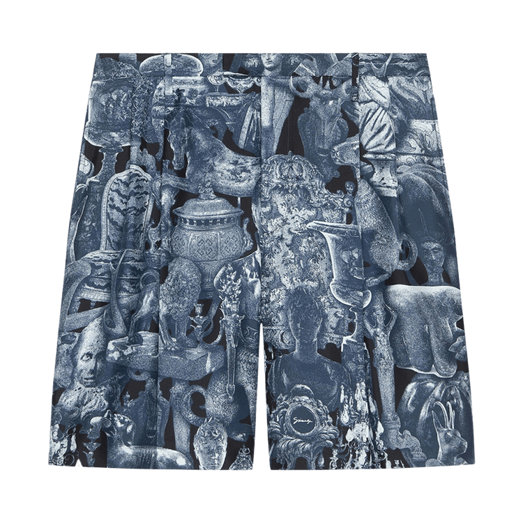 Givenchy Pleated Formal Short 'Black/Navy'