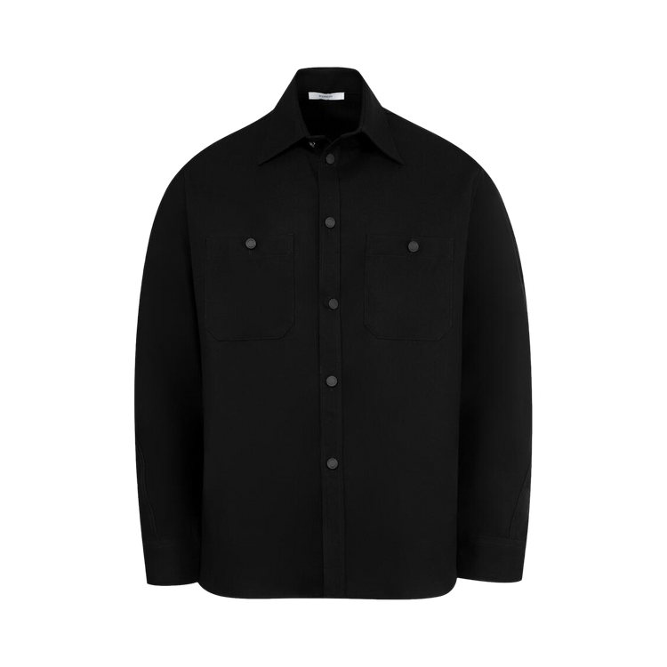 Givenchy Couture Seam Casual Shirt 'Black'