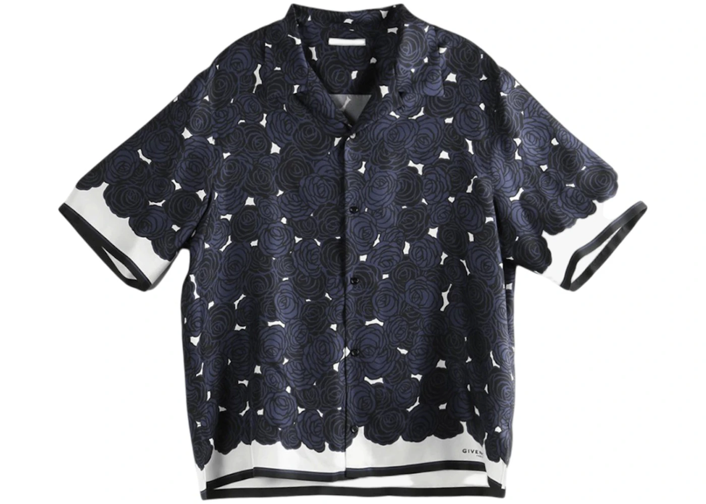 Givenchy Bowling Shirt White Blue