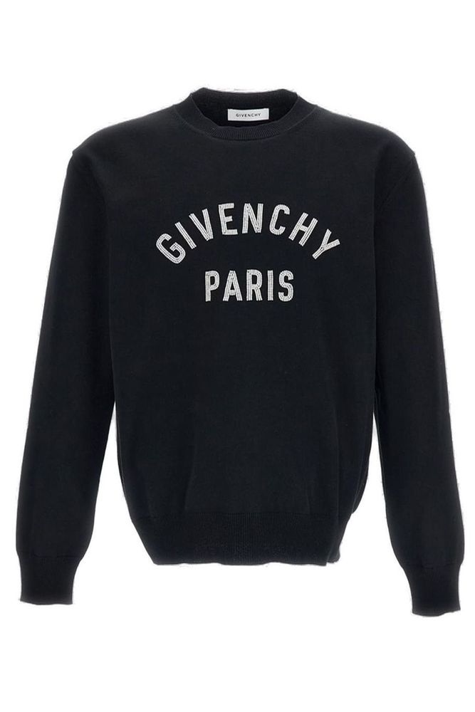 Givenchy Paris Pearl Embroidered Sweater