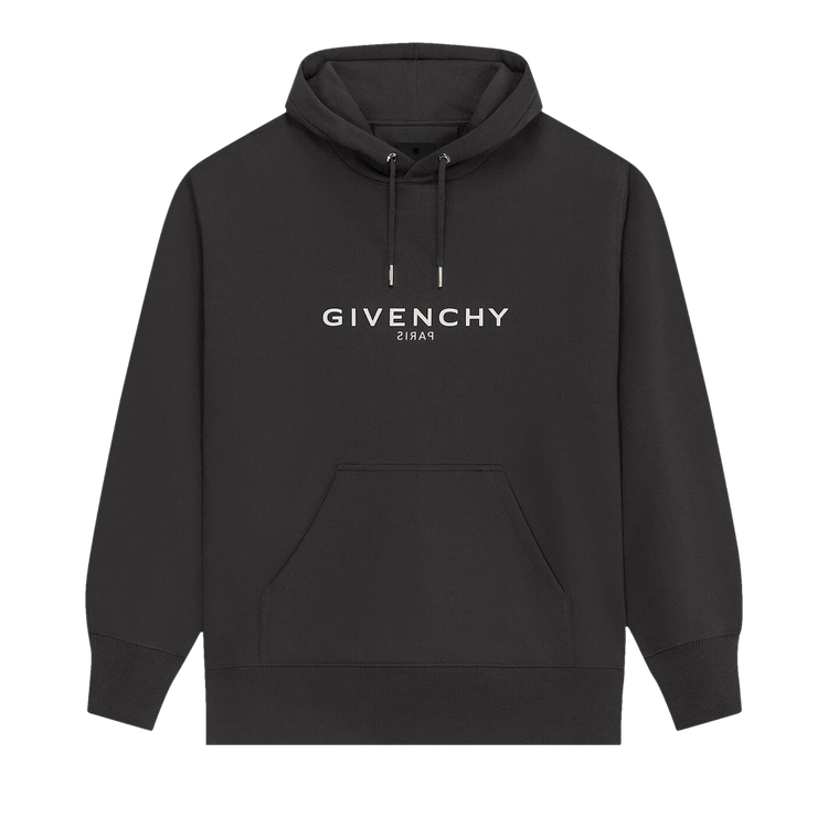 Givenchy Logo Print Hoodie 'Charcoal'