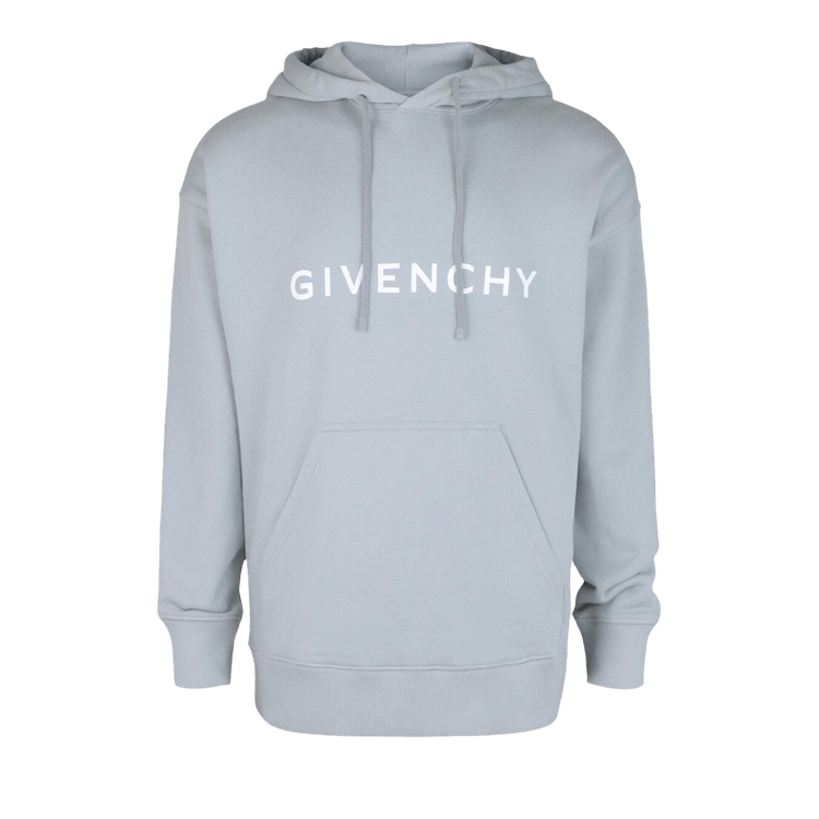 Givenchy Slim Fit Logo Graphic Hoodie 'Mineral Blue'