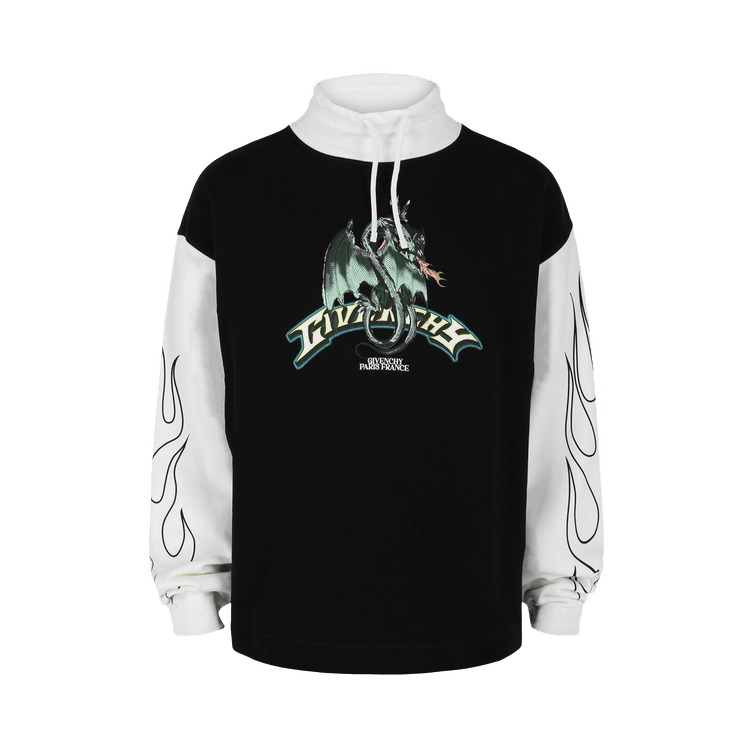 Givenchy Dragon Print Sweatshirt 'Black/White'