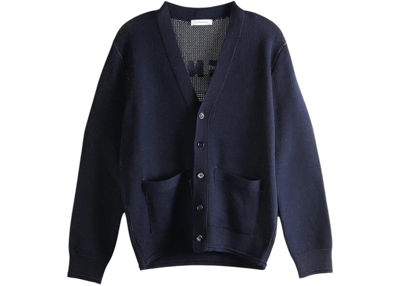Givenchy V-Neck Cardigan Dark Navy