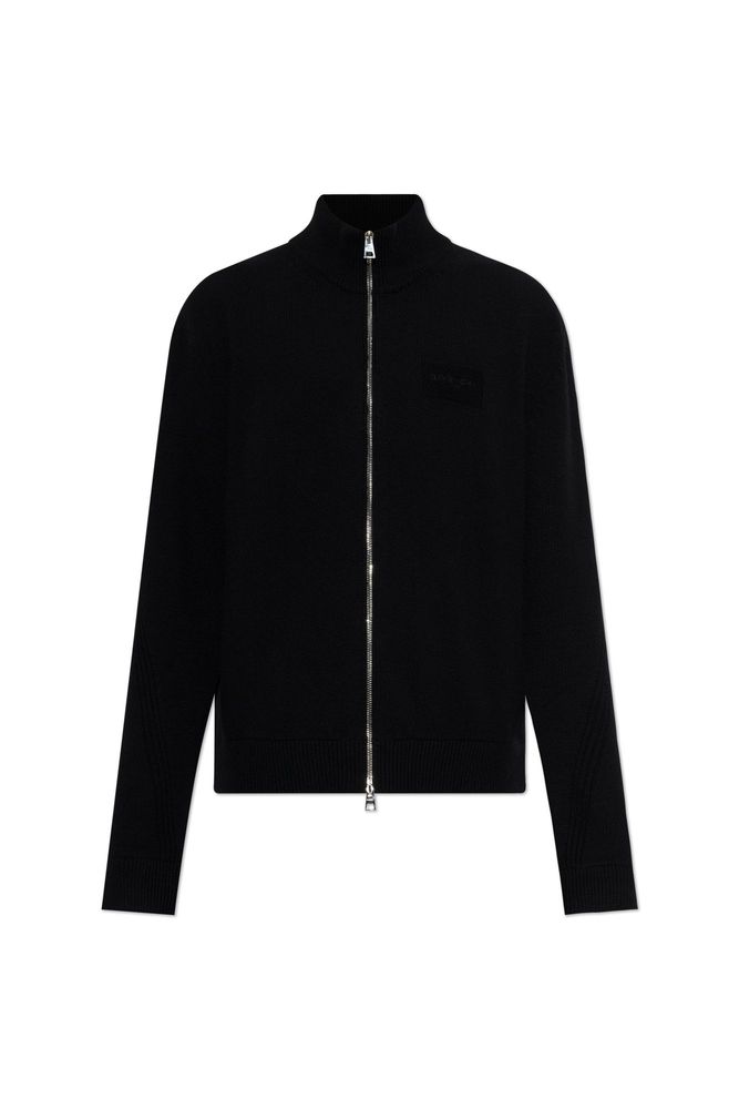 Givenchy Zip-Up Logo Cardigan