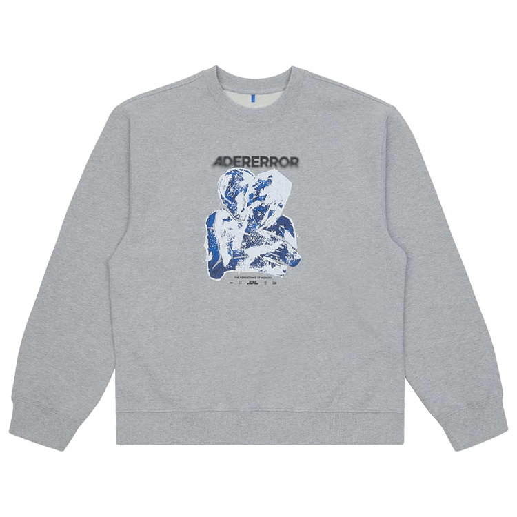 Ader Error Semi-Oversized Fit SweatShirt 'Grey'