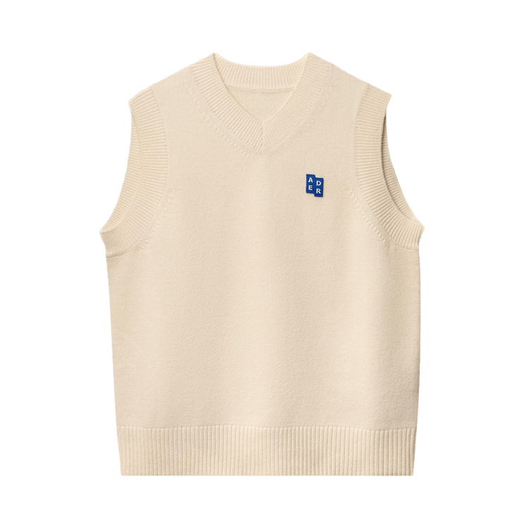 Ader Error Knitted Vest 'Oatmeal'
