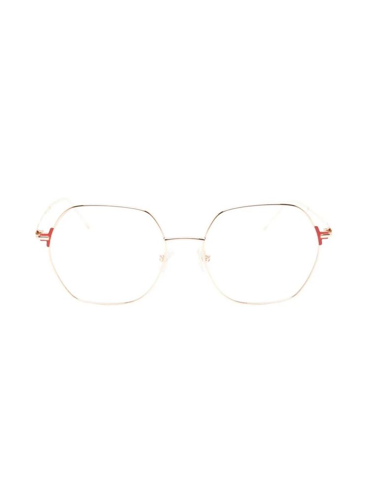 Hugo Boss Geometric Frame Glasses