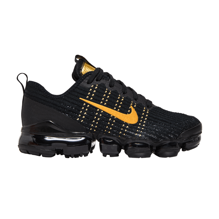 Nike Air VaporMax Flyknit 3 GS 'Black Gold'