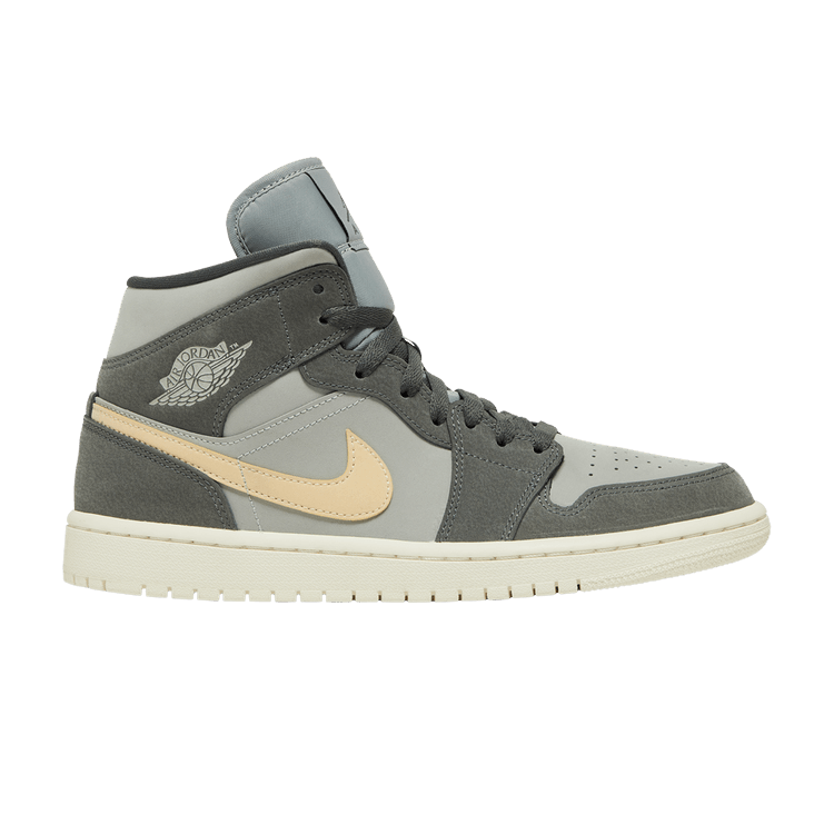 Wmns Air Jordan 1 Mid 'Iron Grey Onyx'