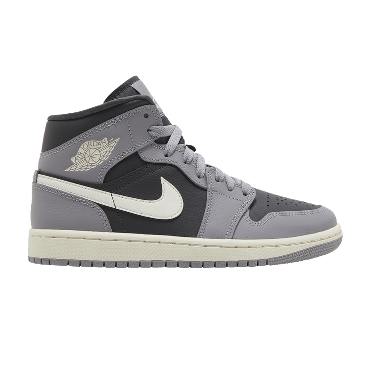Wmns Air Jordan 1 Mid 'Cement Grey'