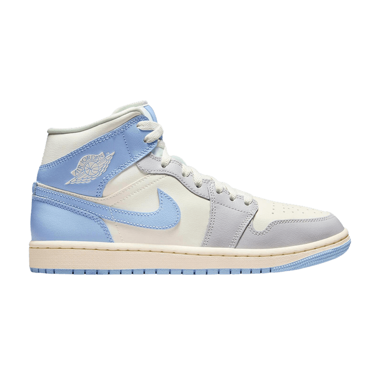 Jordan 1 Mid Psychic Blue Sail Coconut Milk (Women's)