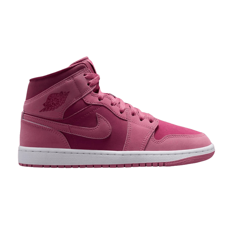 Wmns Air Jordan 1 Mid 'Desert Berry White Sweet Beet'