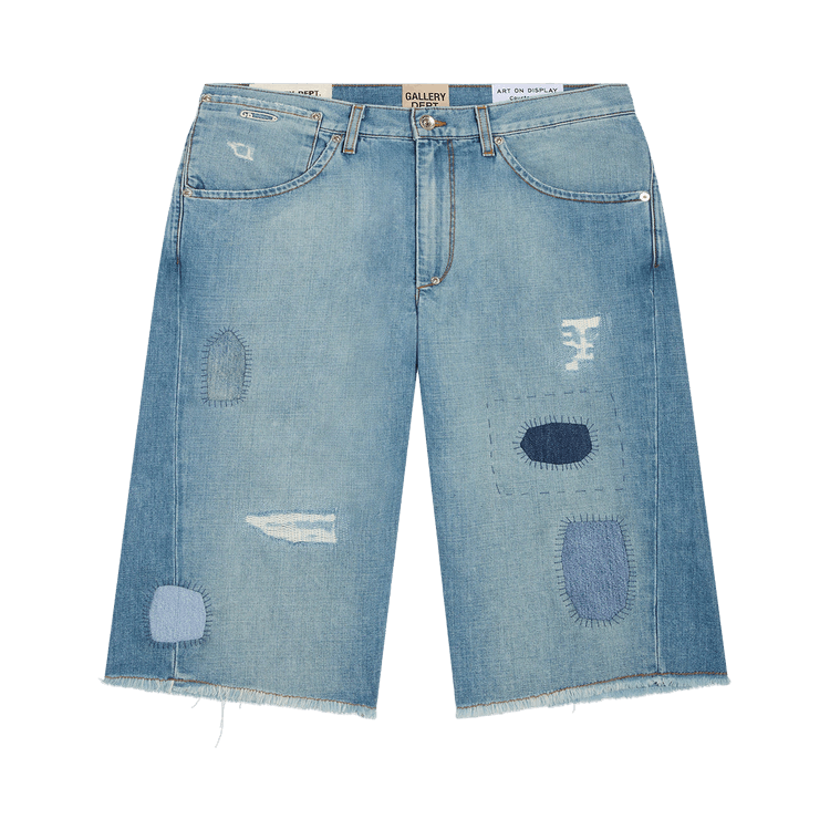 Gallery Dept. Zip Shorts 'Indigo'