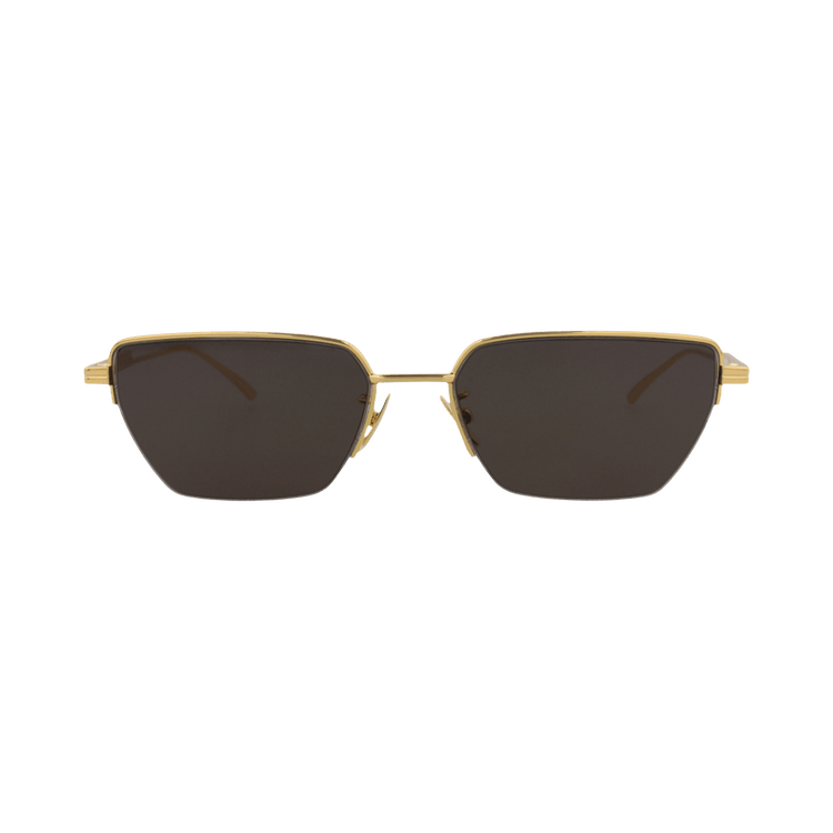 Bottega Veneta Square Sunglasses 'Havana/Brown'