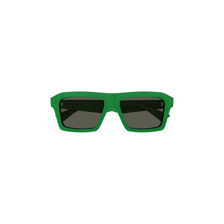 Bottega Veneta Square Frame Sunglasses 'Green'
