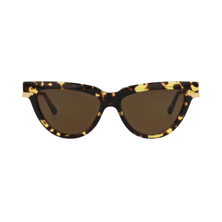 Bottega Veneta Cat Eye Sunglasses 'Havana/Gold/Brown'