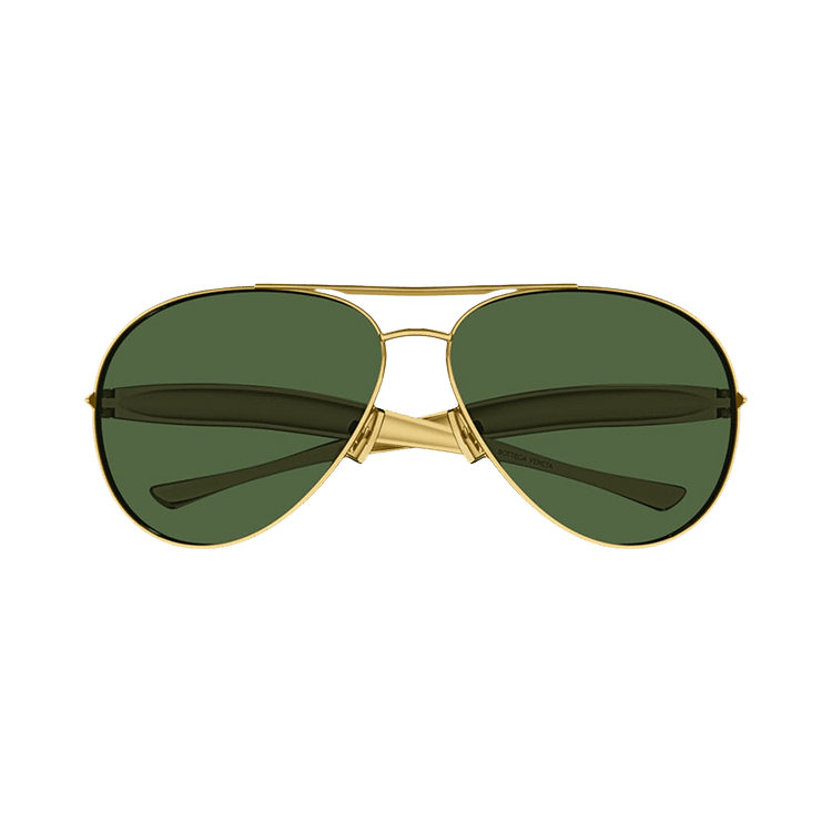 Bottega Veneta Aviator Sunglasses 'Green'