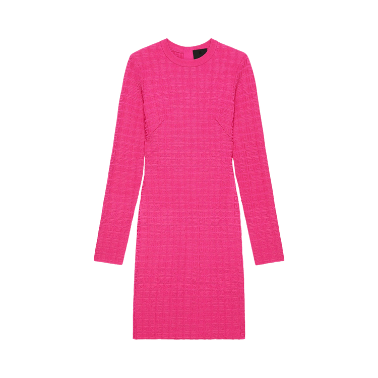 Givenchy 4G Allover Knitted Dress 'Fuchsia'
