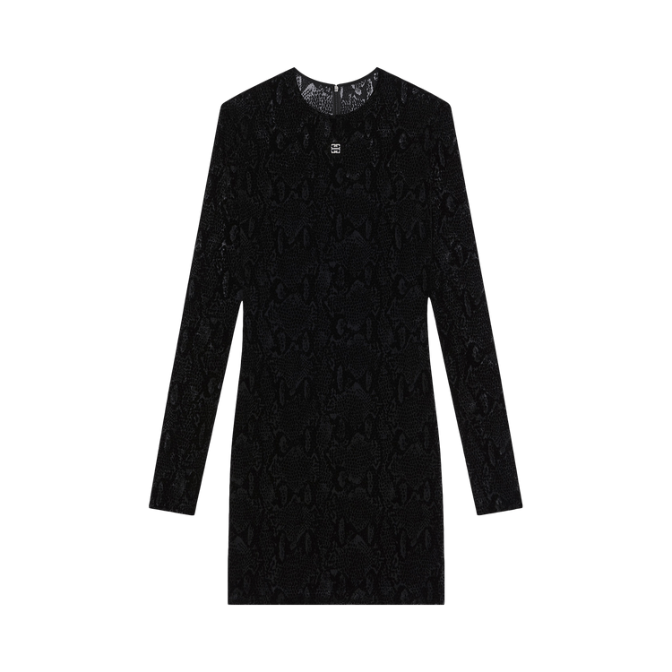 Givenchy Flocked Mini Dress 'Black'