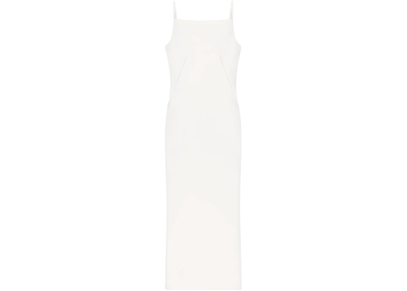 Givenchy Women's Square Neckline Long Dress Ivory