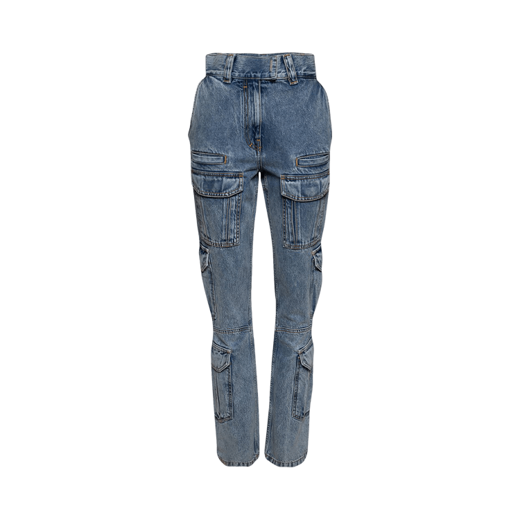 Givenchy Boot Cut Cargo Pants 'Light Blue'