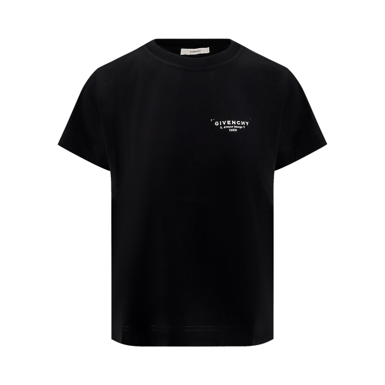 Givenchy Logo Printed Crewneck T-Shirt 'Black'