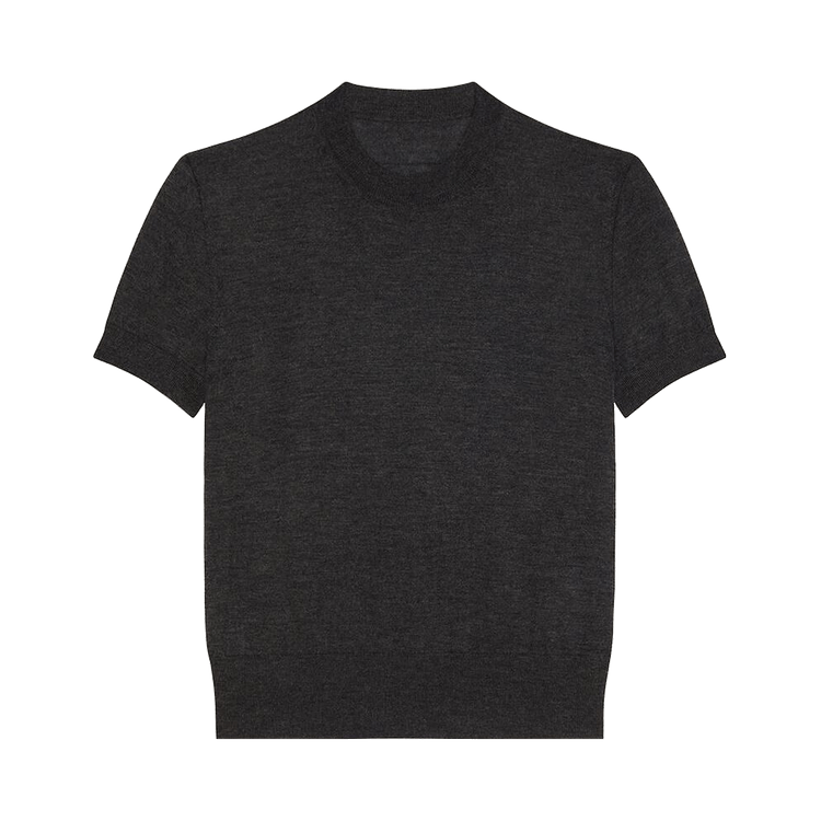 Givenchy Short-Sleeve Sweater 'Charcoal'