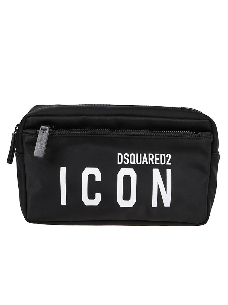 Dsquared2 Icon Logo Printed Toiletry Bag