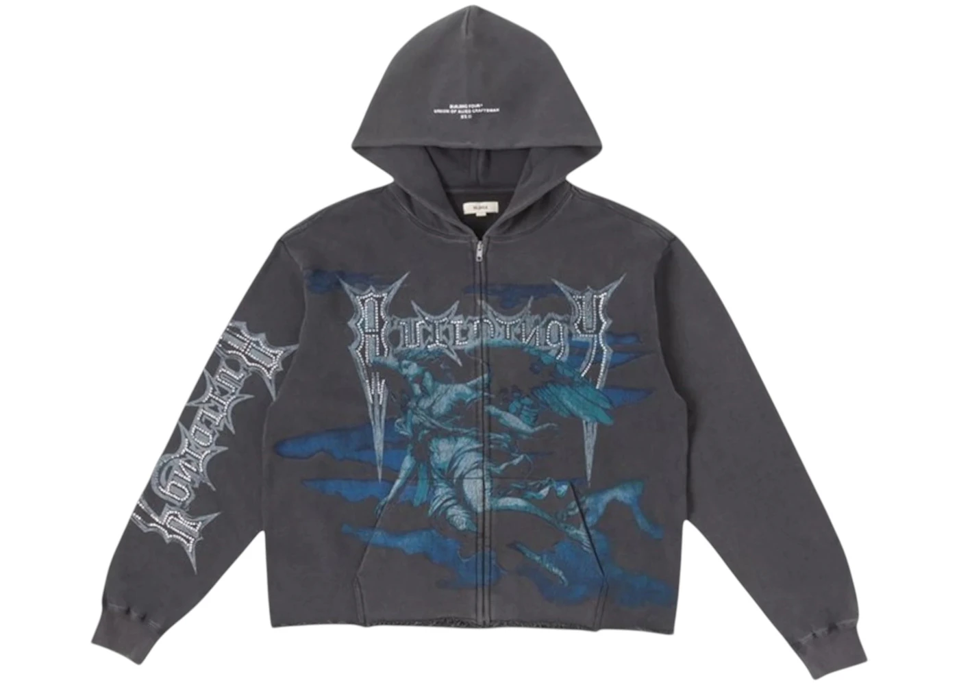 BLDG4 Serphim Hoodie Charcoal Art