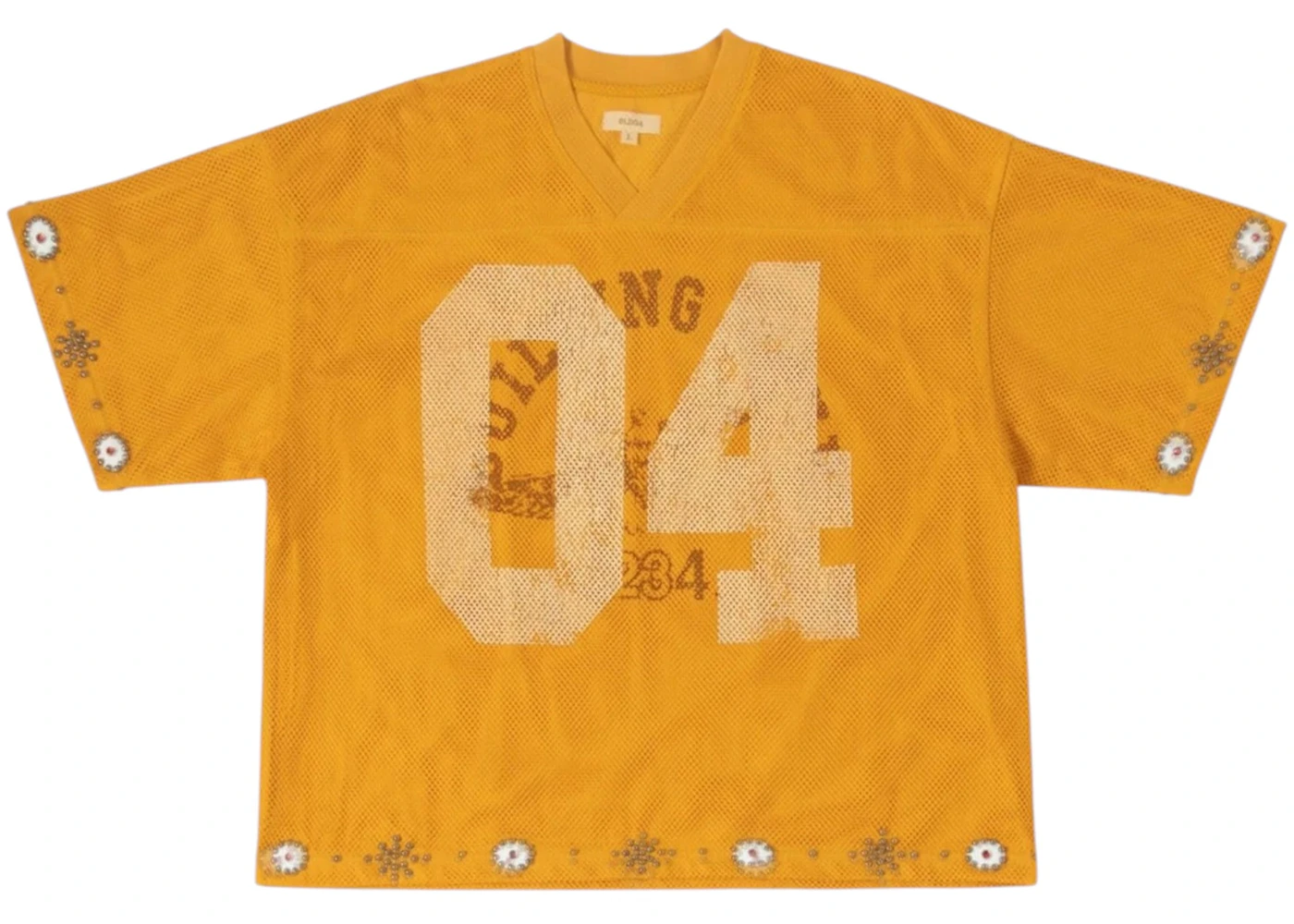 BLDG4 Big Ben S/S Knit T-shirt Golden Yellow