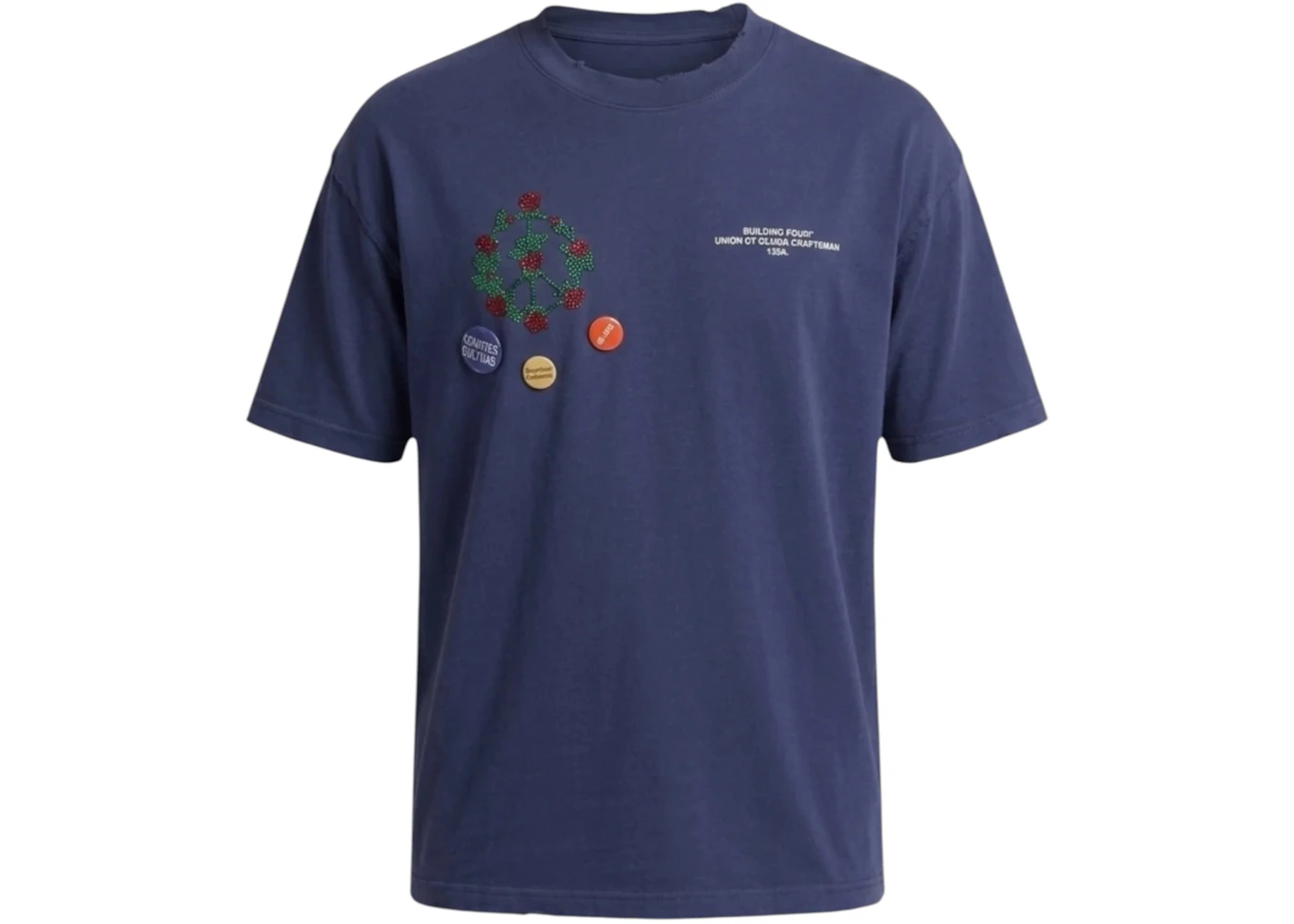 BLDG4 Collosseo S/S Knit T-Shirt Patriot Blue