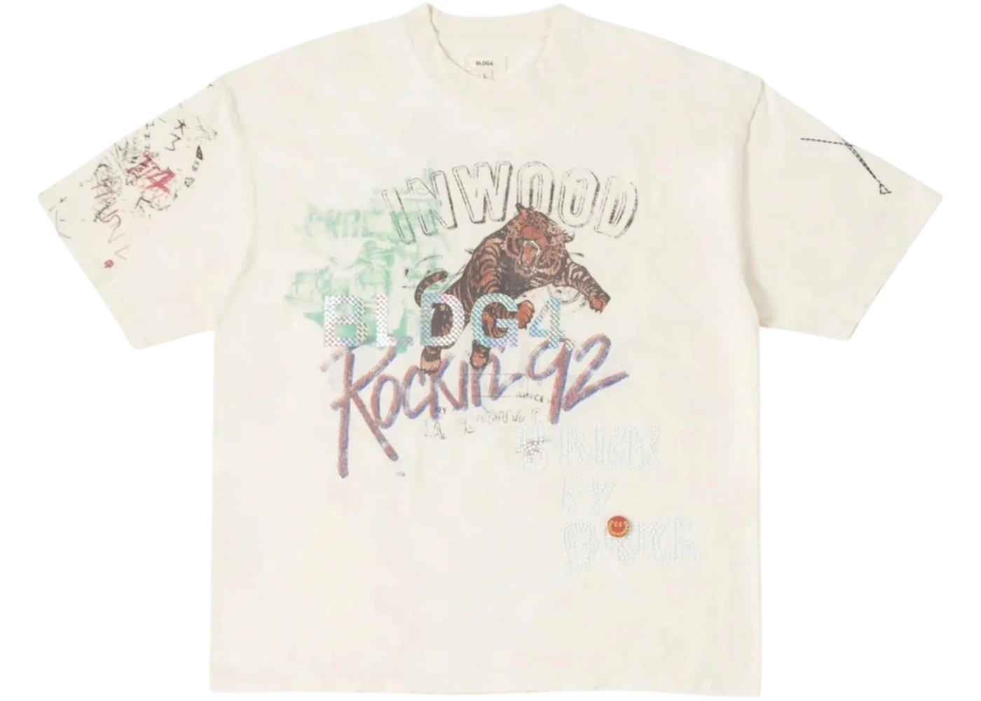 BLDG4 Monument S/S T-shirt Antique White
