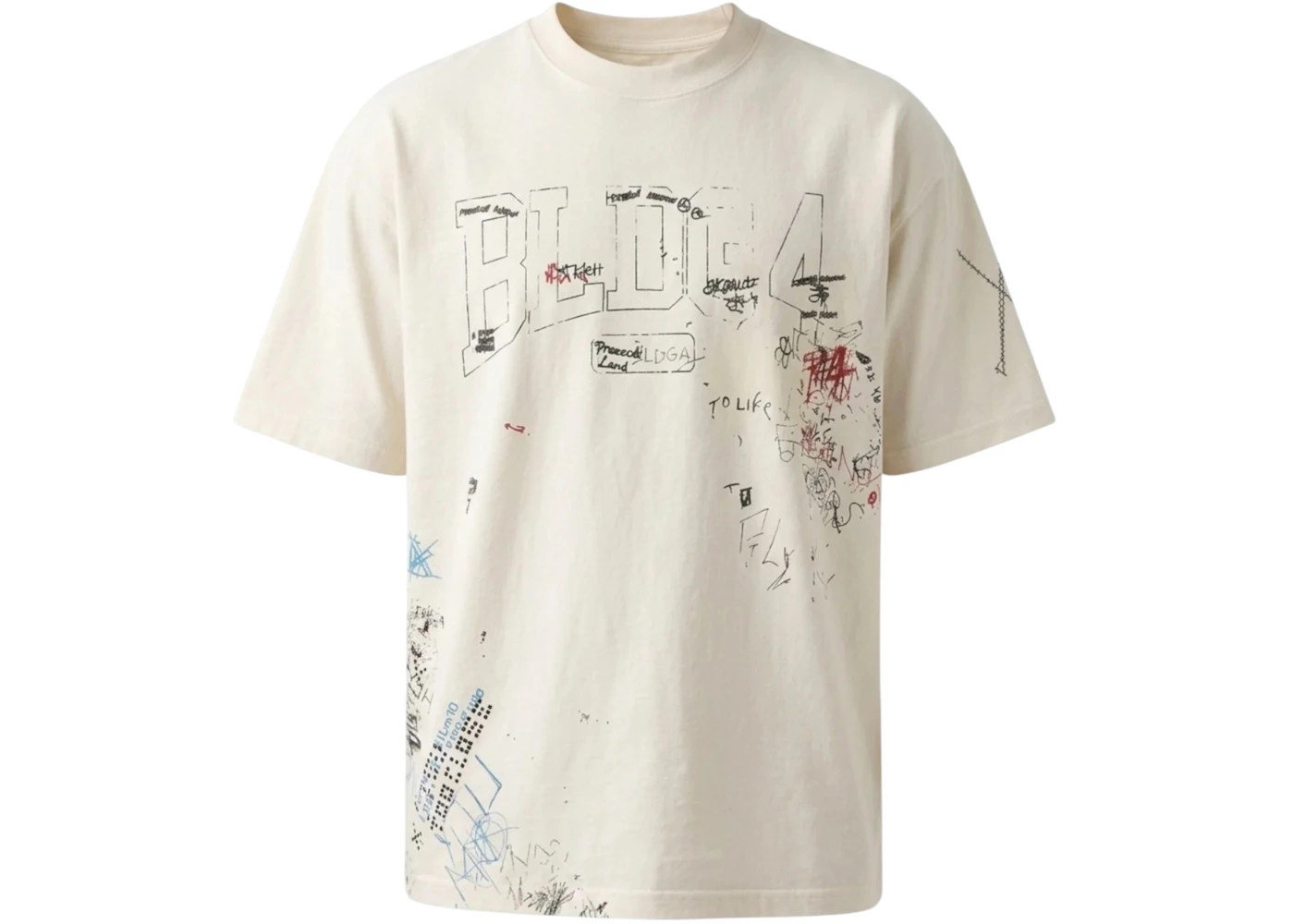 BLDG4 Monolith S/S Knit T-Shirt Antique White