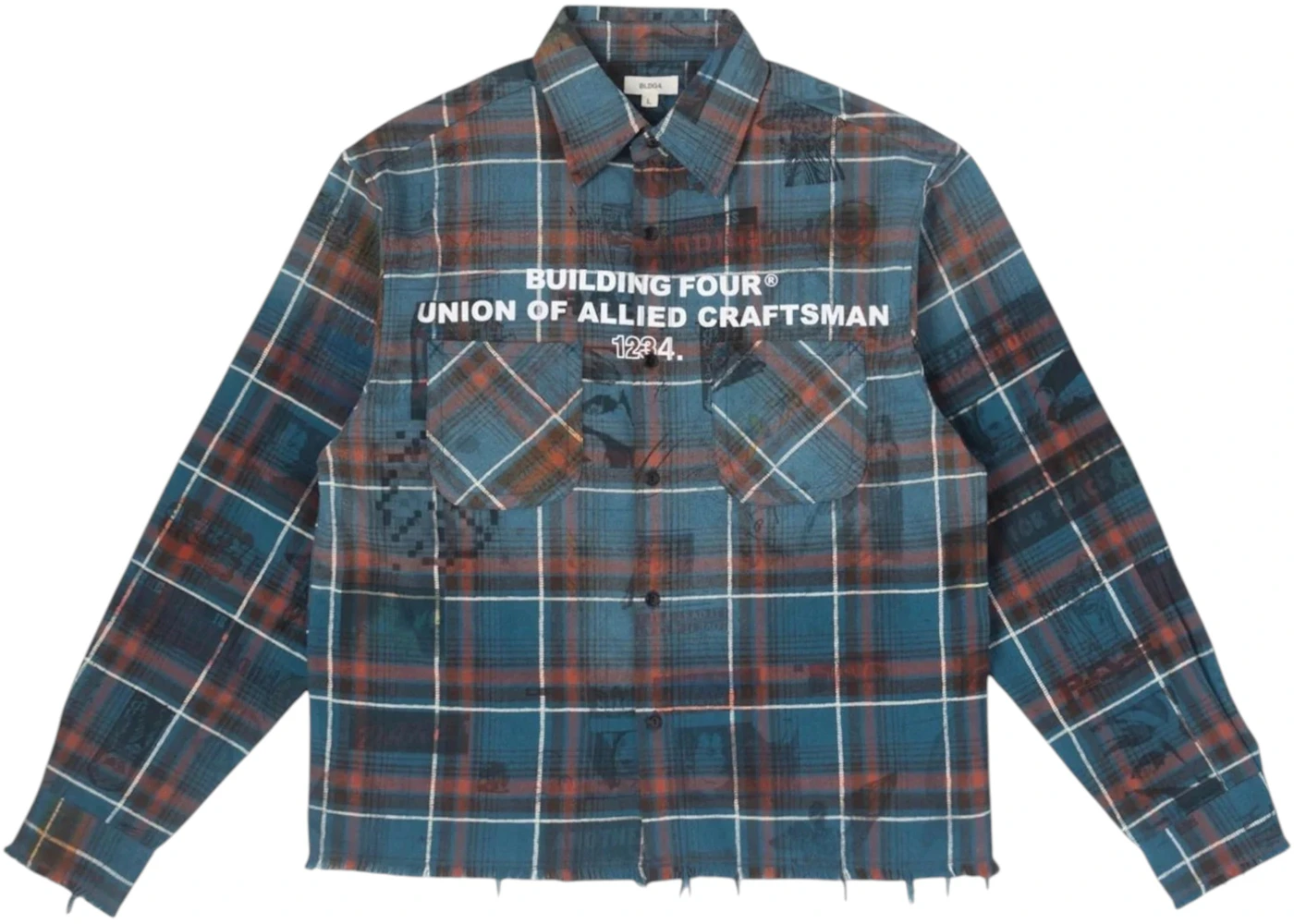 BLDG4 Slab LS Woven Shirt Multi Color