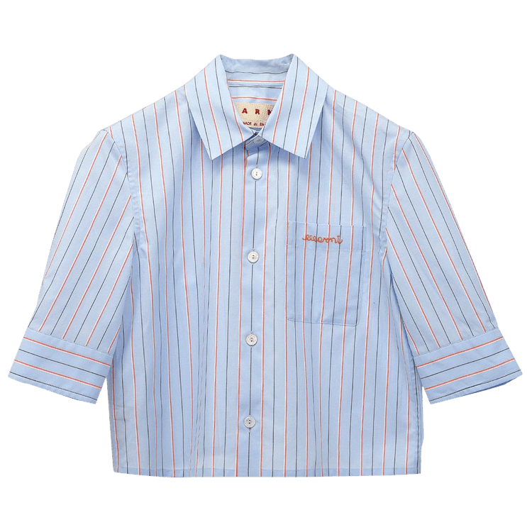 Marni Short-Sleeve Shirt 'Iris Blue'