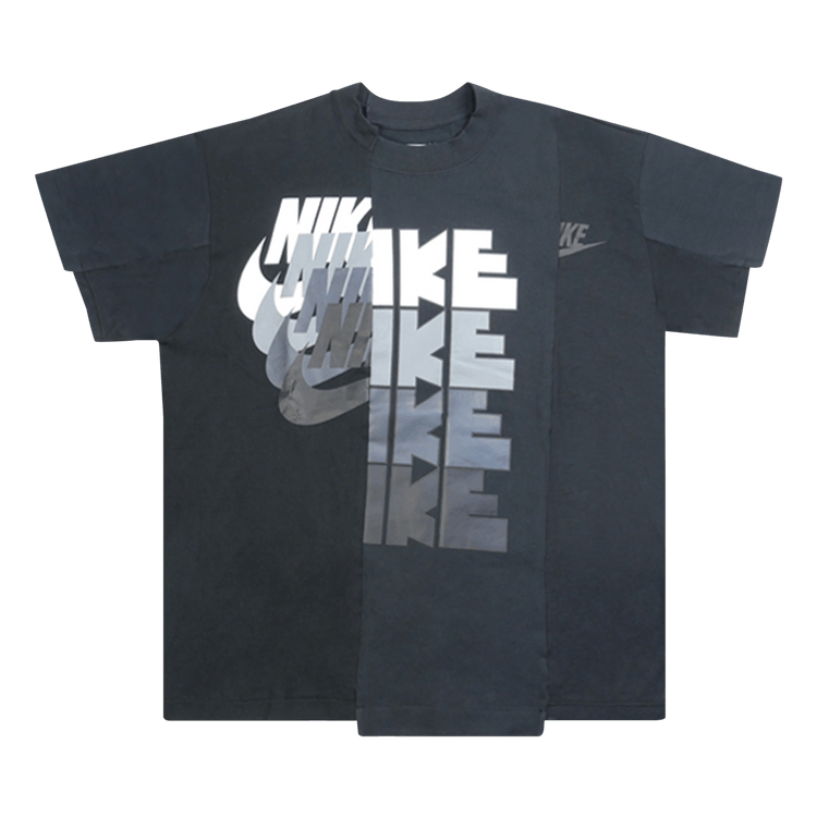 Nike x Sacai Hybrid T-Shirt 'Black'