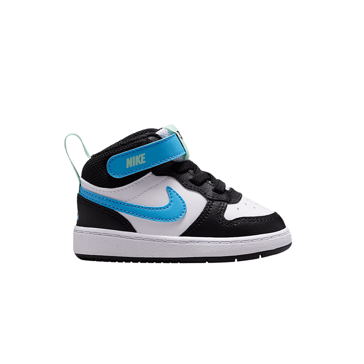 Nike Court Borough Mid 2 TD 'White Black Arctic Green'