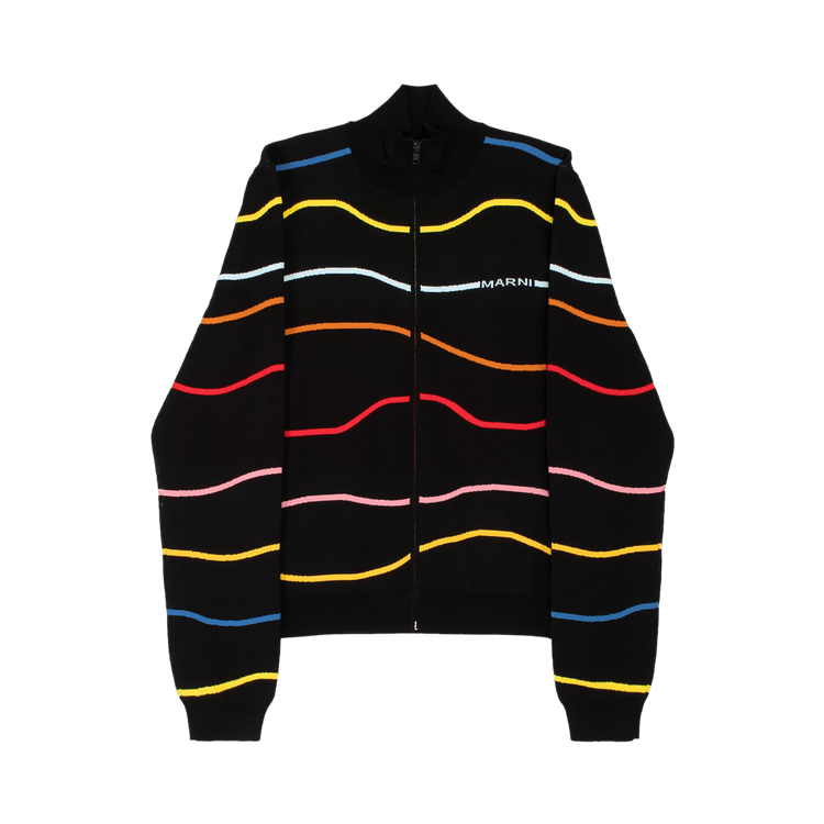 Marni Iconic Brushed Striped Cardigan 'Multicolor'