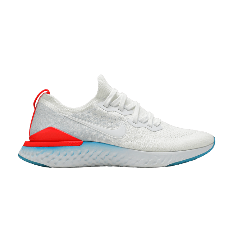 Nike Epic React Flyknit 2 'Blue Hero Bright Crimson'