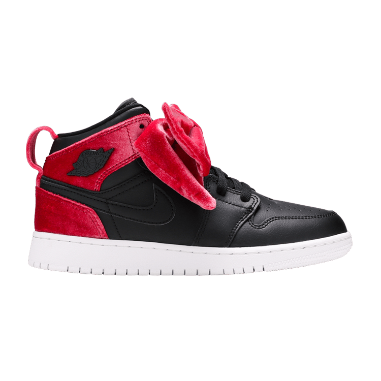 Air Jordan 1 Mid Bow XLD GS 'Noble Red'