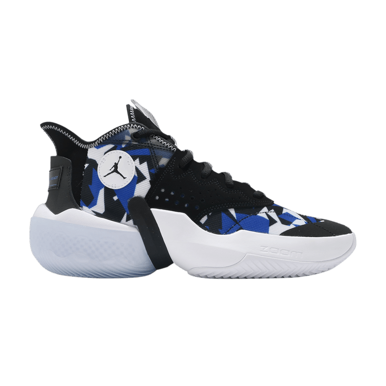 Air Jordan React Elevation PF 'Fractal Pattern - Black Racer Blue'