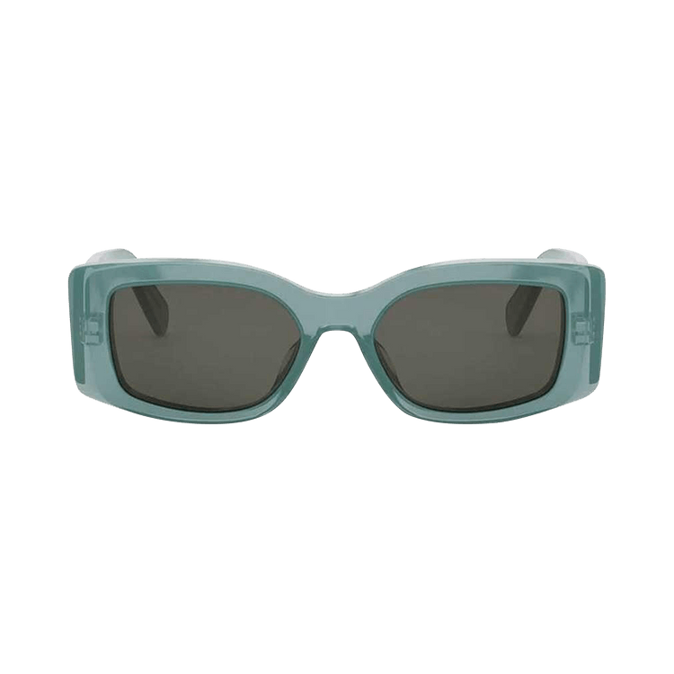 CELINE Square Sunglasses 'Shiny Light Green/Smoke'