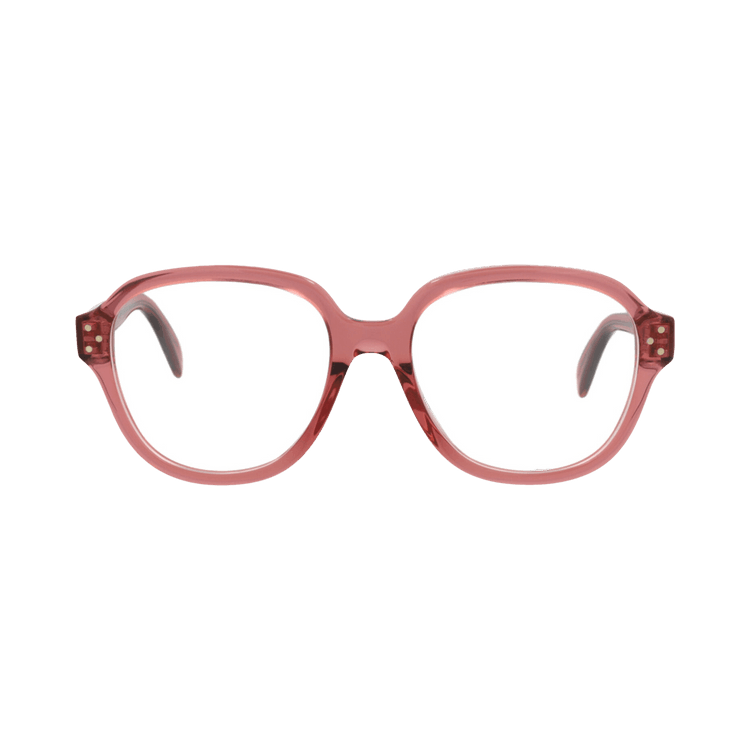 CELINE Round Optical Glasses 'Pink/Transparent'