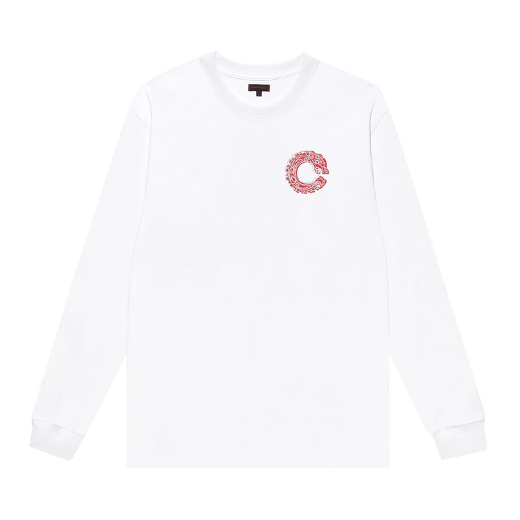 CLOT Tribal Long-Sleeve Tee 'White'