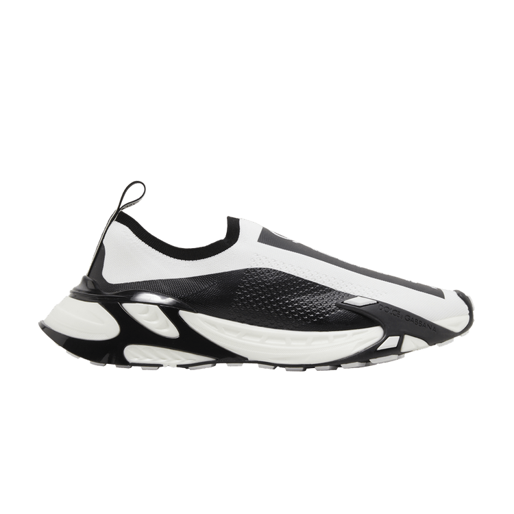 Dolce & Gabbana Stretch Mesh Fast Sneaker 'White Black'