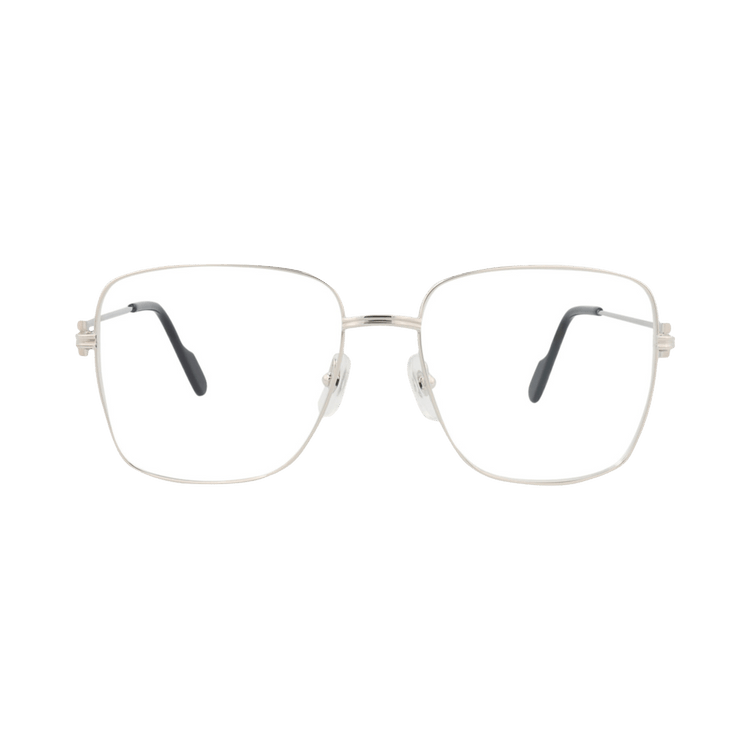 Cartier Square Optical Glasses 'Silver/Transparent'