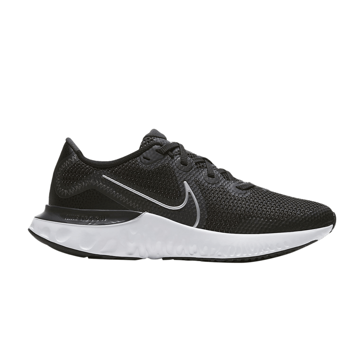 Nike Renew Run GS 'Black Metallic Silver'